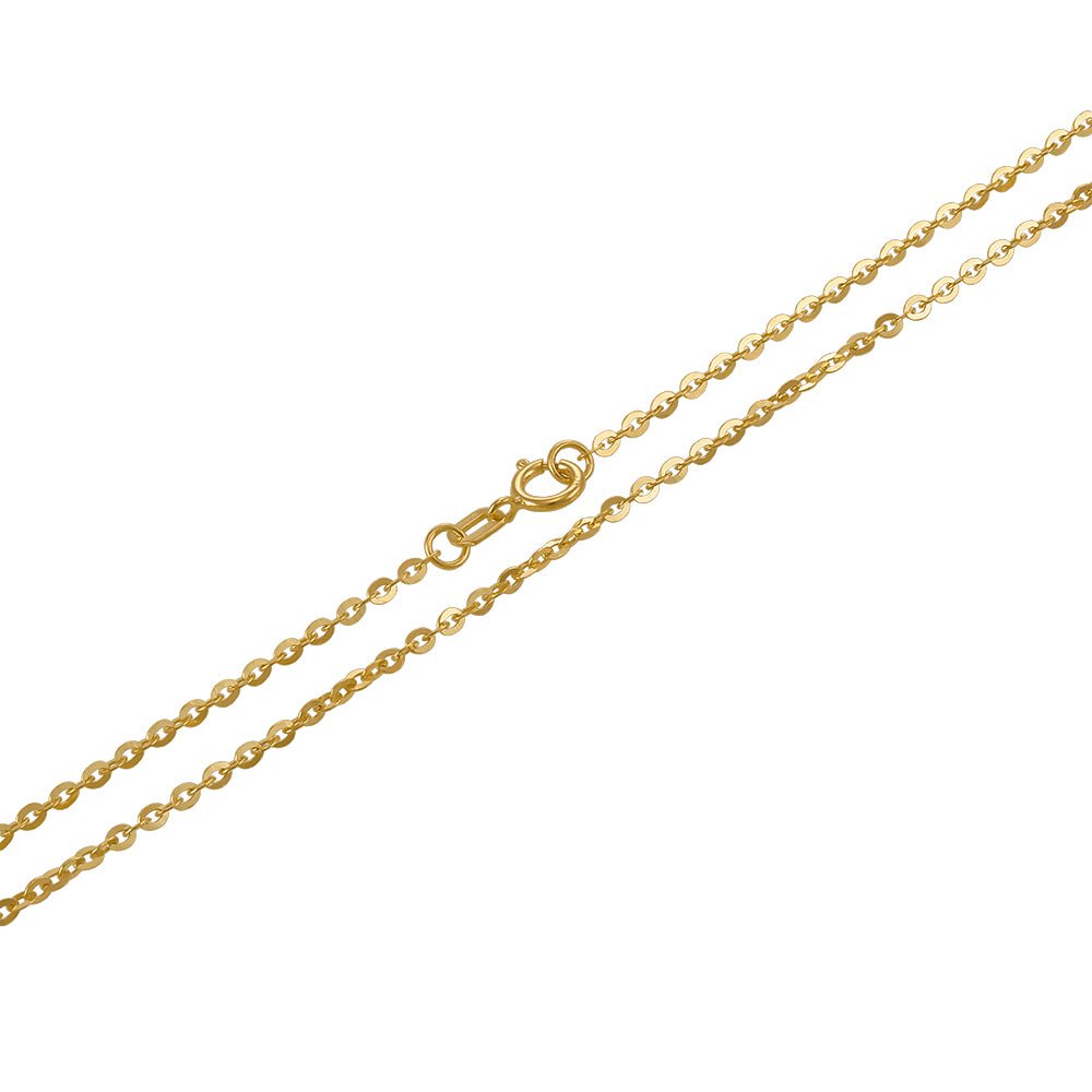 9ct Solid Yellow Gold Trace Chain