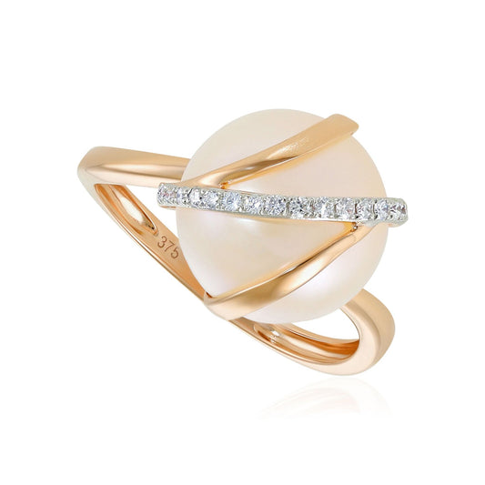 9ct Yellow Gold Pearl Ring